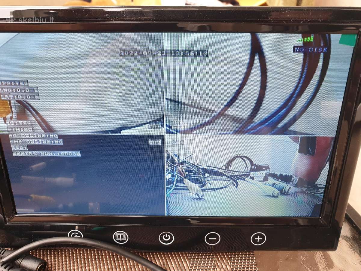 LCD monitorius 10 su 4G įrašytuvu ir 3 kameros - nuotraukos Nr. 13