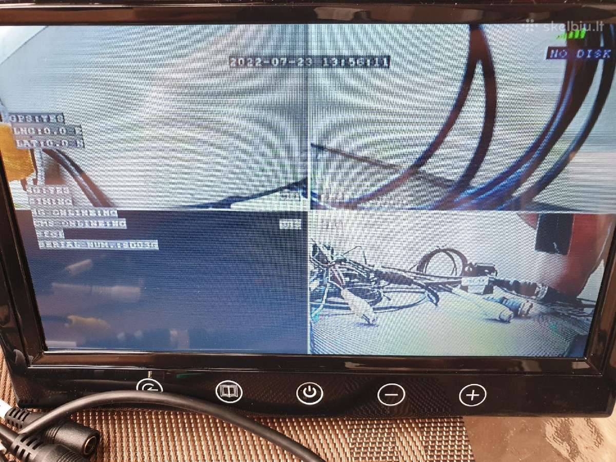 LCD monitorius 10 su 4G įrašytuvu ir 3 kameros - nuotraukos Nr. 14