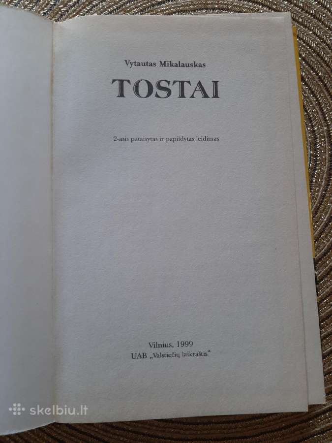 Knyga "Tostai" - nuotraukos Nr. 3
