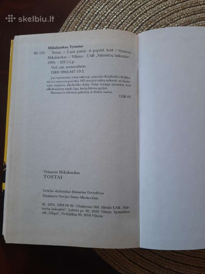 Knyga "Tostai" - nuotraukos Nr. 6