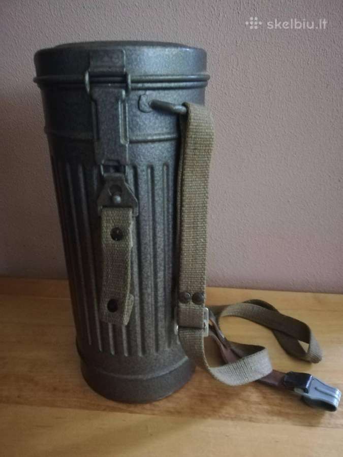 Ww2 auer vokiskas dujokaukes bakelis - nuotraukos Nr. 4