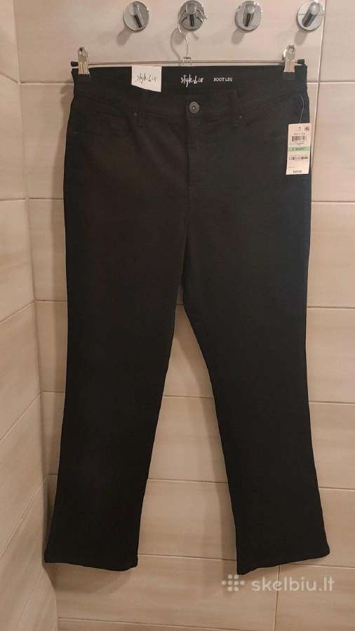 Nauji petite juodi klasikiniai džinsai Style & Co - nuotraukos Nr. 15