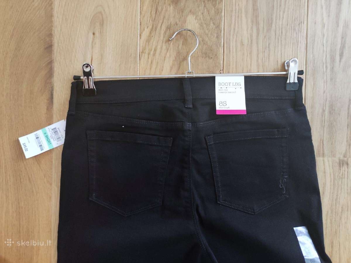 Nauji petite juodi klasikiniai džinsai Style & Co - nuotraukos Nr. 17