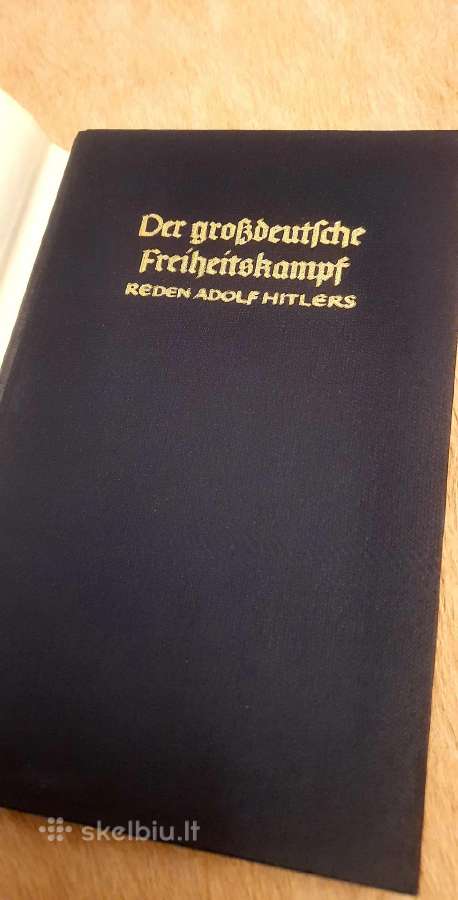 Knyga Adolfo Hitlerio kalbos 1940 - nuotraukos Nr. 11