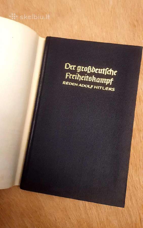 Knyga Adolfo Hitlerio kalbos 1940 - nuotraukos Nr. 12