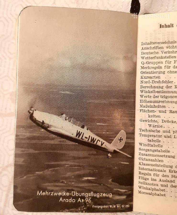 Luftwaffe kisenine atmintine 1940 - nuotraukos Nr. 15