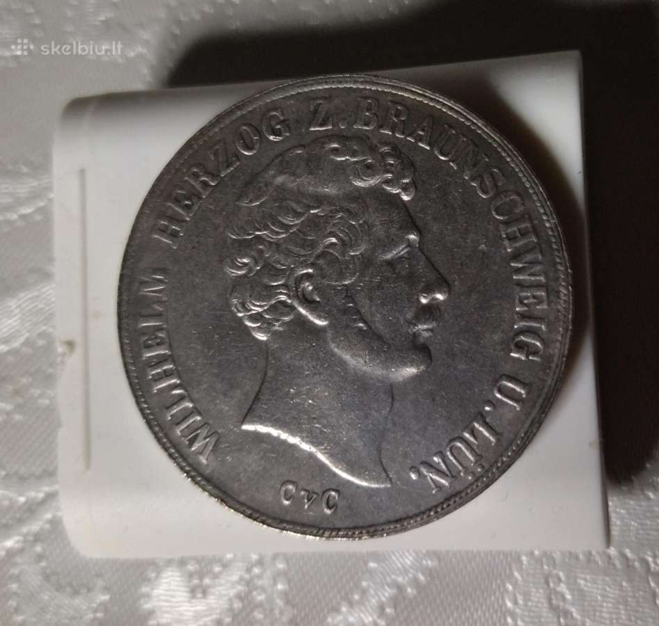 2 Thaler 1842 Prusija sidabrinės monetos kopija!
