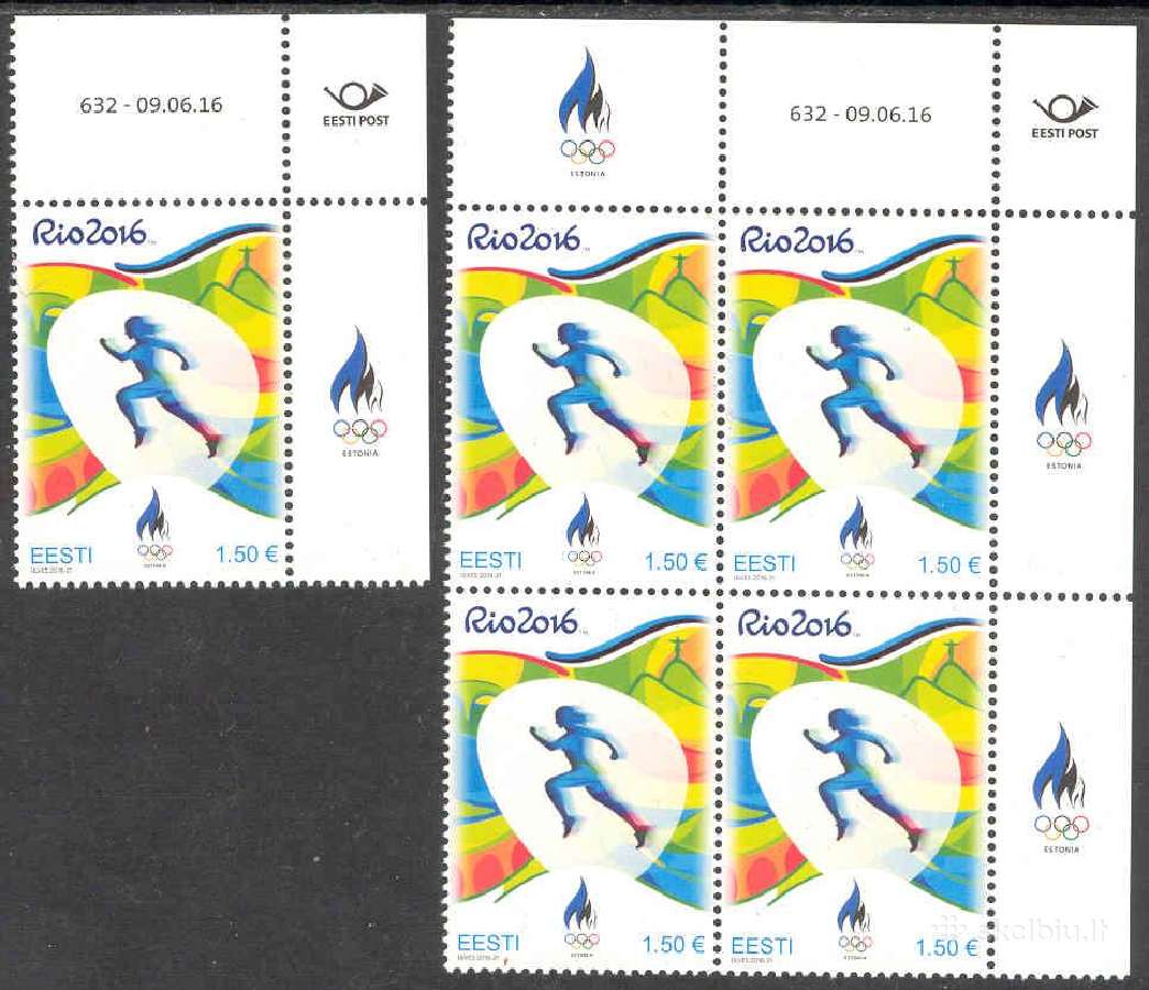 Estija 2016 Rio olimpinės vasaros žaidynės