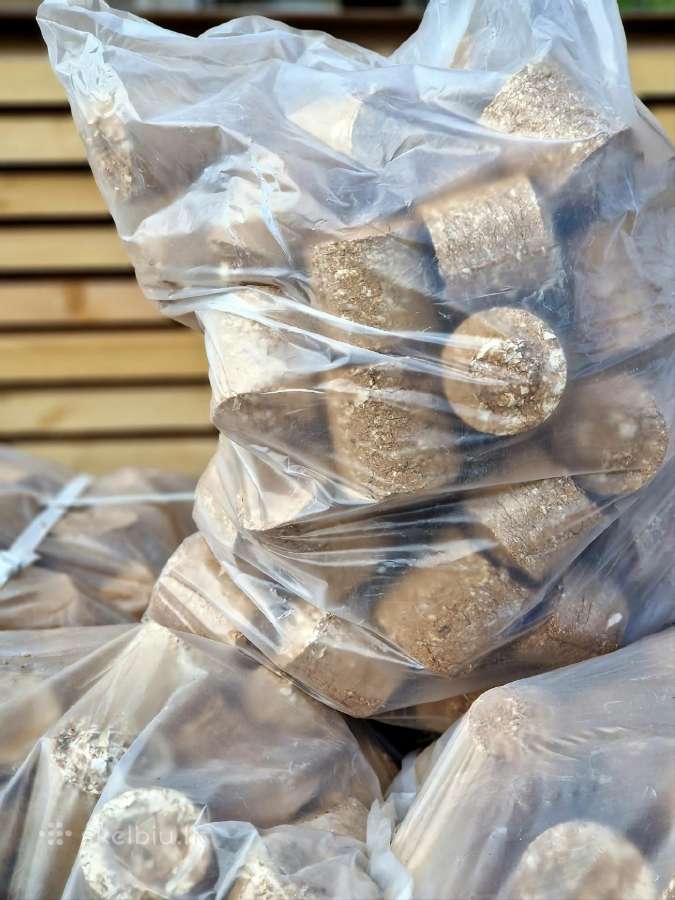 Akcija! Mišrios medienos pjuvenų briketai