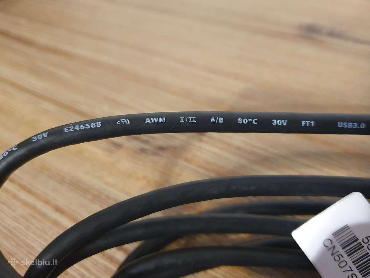 Usb 3.0 kabelis Type-a to Type-b (1.8m ilgio) - nuotraukos Nr. 3