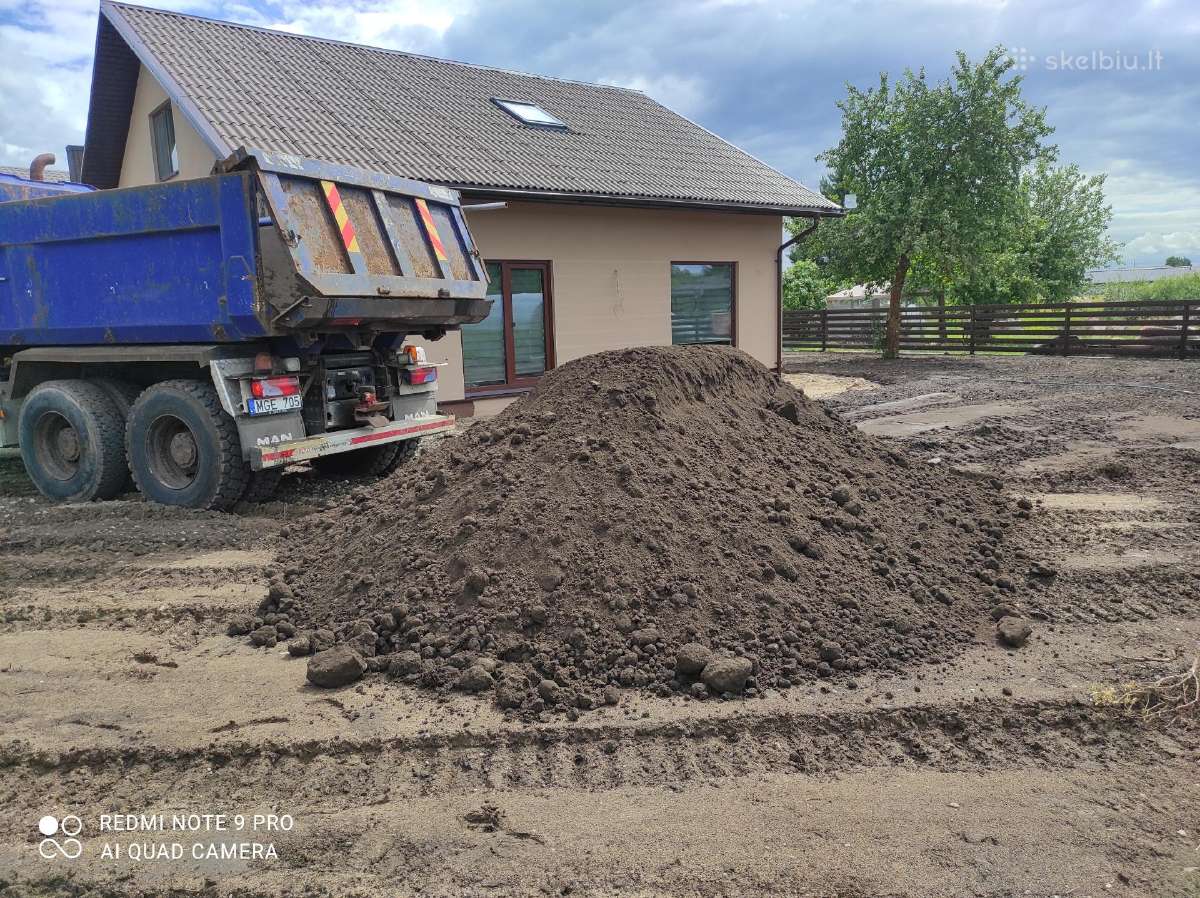 Zvyras, smėlis, skalda, atsijos, juodzemis. - nuotraukos Nr. 4