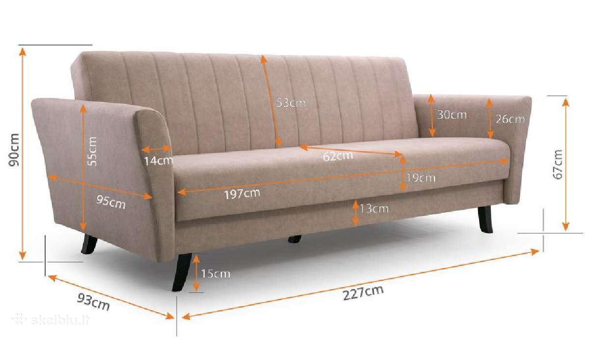 Sofa lova Linea - nuotraukos Nr. 5
