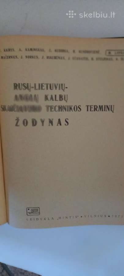 Knyga žodynas