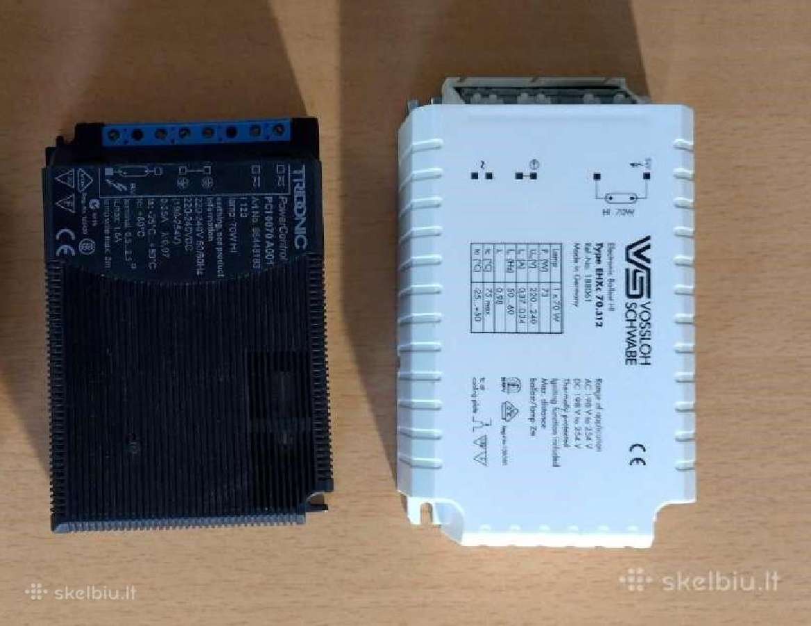 Paleidėjas metalo halogeninėms lempoms 70w