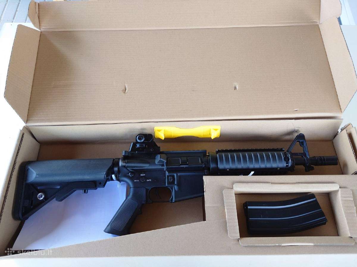 Pilnai metalinis Airsoft automatas m4 - nuotraukos Nr. 3