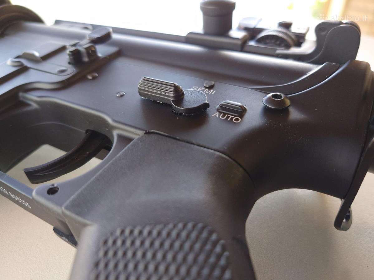 Pilnai metalinis Airsoft automatas m4 - nuotraukos Nr. 6