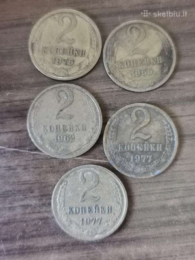 2 kapeikos, 5vnt.