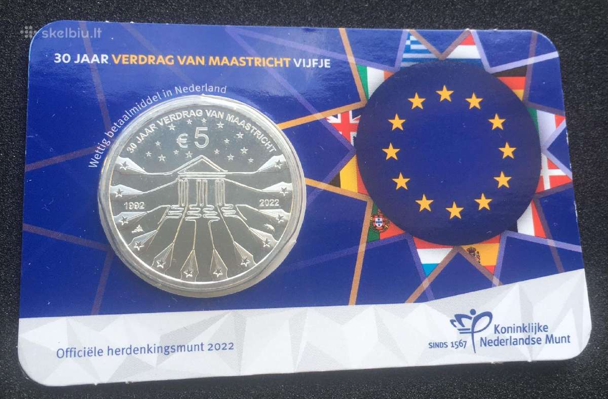 Nyderlandai 5 euro monetos