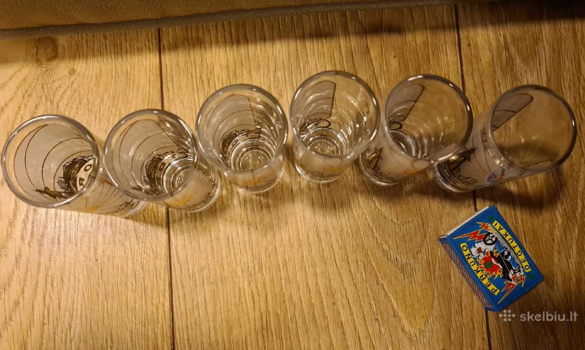 Vintažiniai stikliukai Toront (Kanada) - nuotraukos Nr. 3