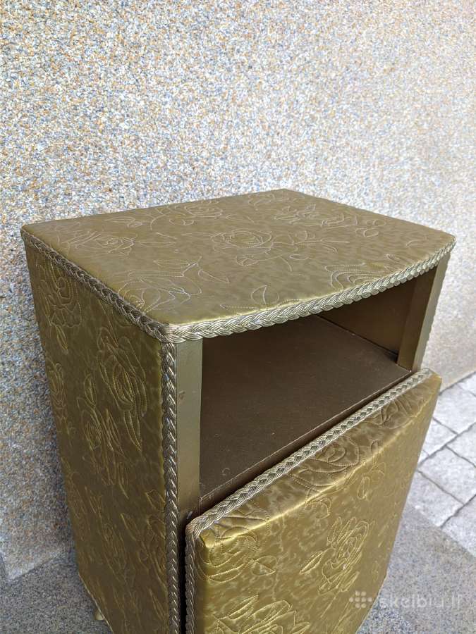 Restauruota senovinė auksinė spintelė 65x30x39cm. - nuotraukos Nr. 2