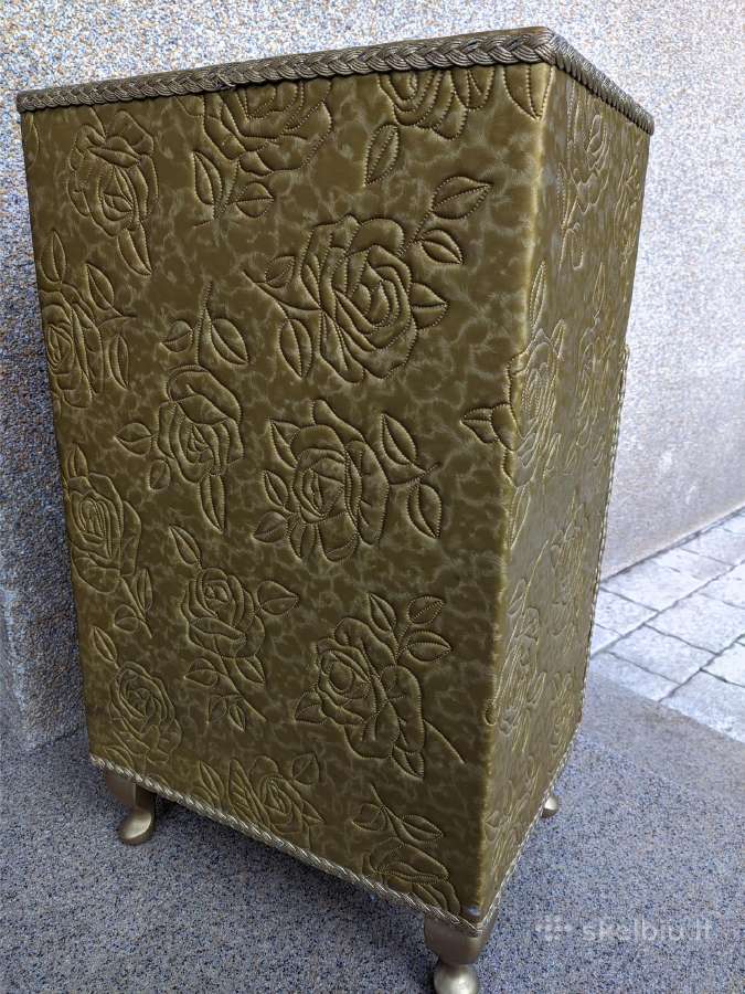 Restauruota senovinė auksinė spintelė 65x30x39cm. - nuotraukos Nr. 8