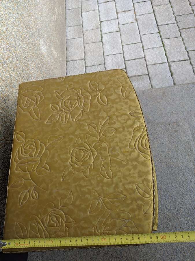 Restauruota senovinė auksinė spintelė 65x30x39cm. - nuotraukos Nr. 10