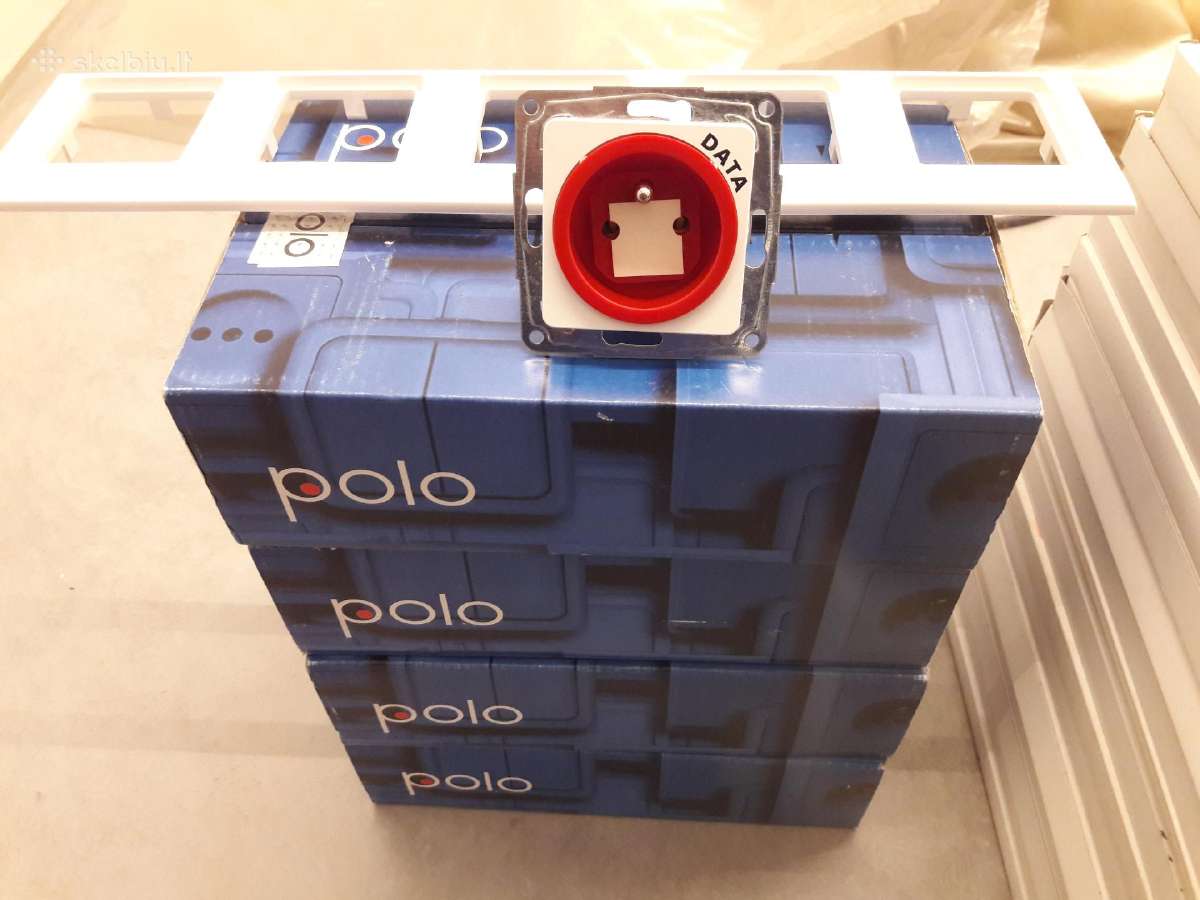 Hager Polo serijos kištukiniai lizdai, rėmeliai, g - nuotraukos Nr. 2