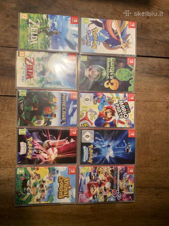 Nintendo switch žaidimai mario pokemon minecraft - nuotraukos Nr. 2