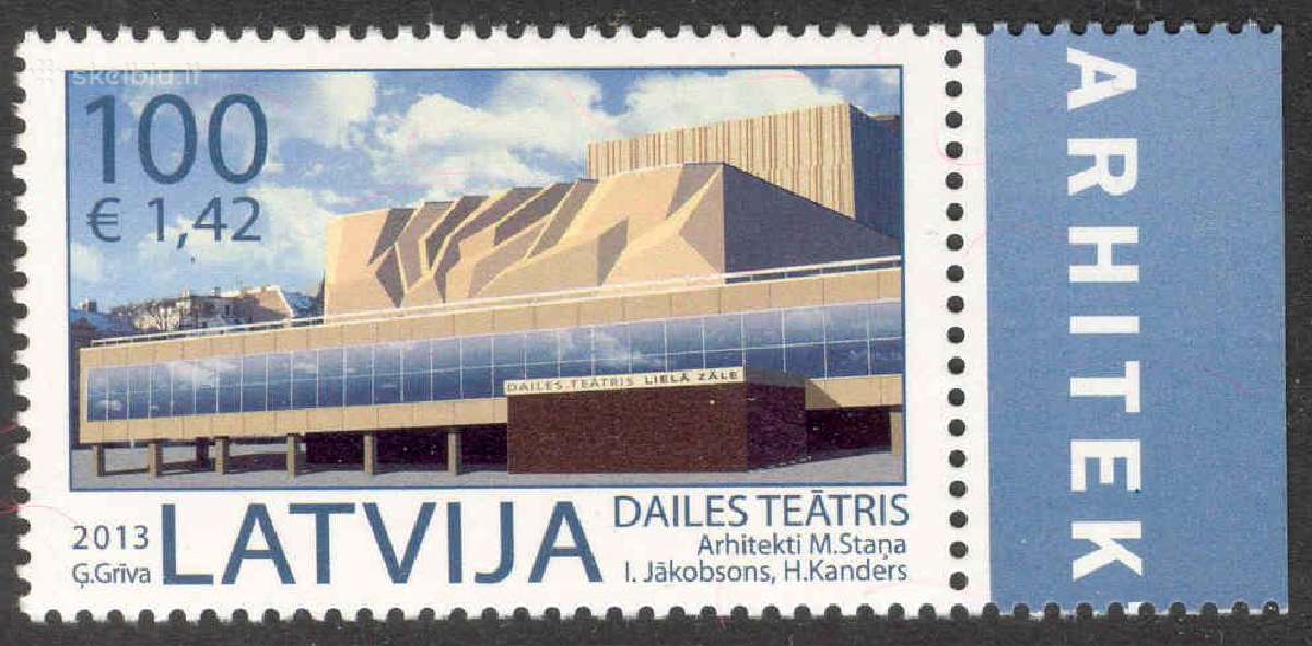 Latvija 2013. Architektūra.