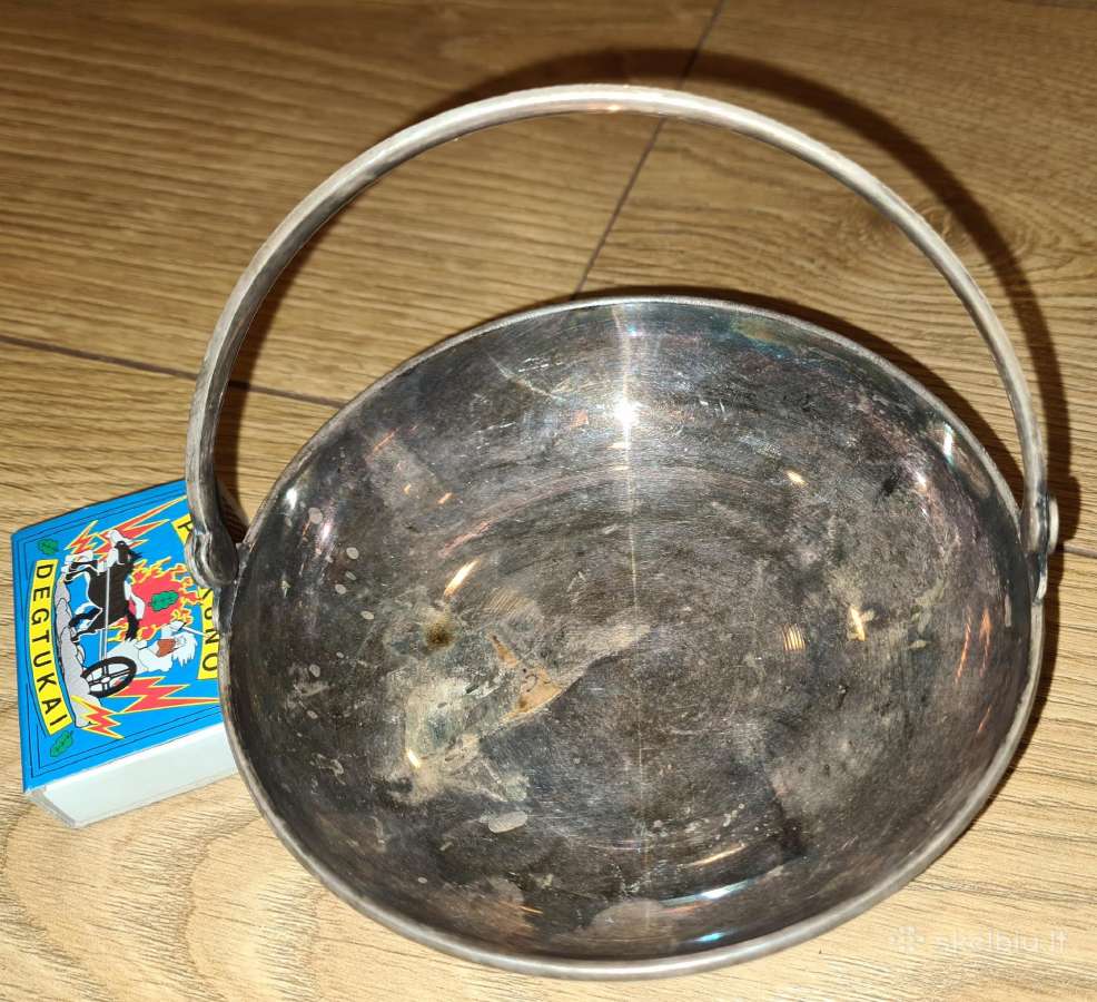 Vintažinis melchioro indelis - nuotraukos Nr. 7