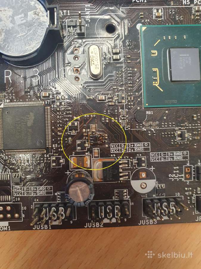 Msi H61m-p21 4 eur neveikianti - nuotraukos Nr. 2