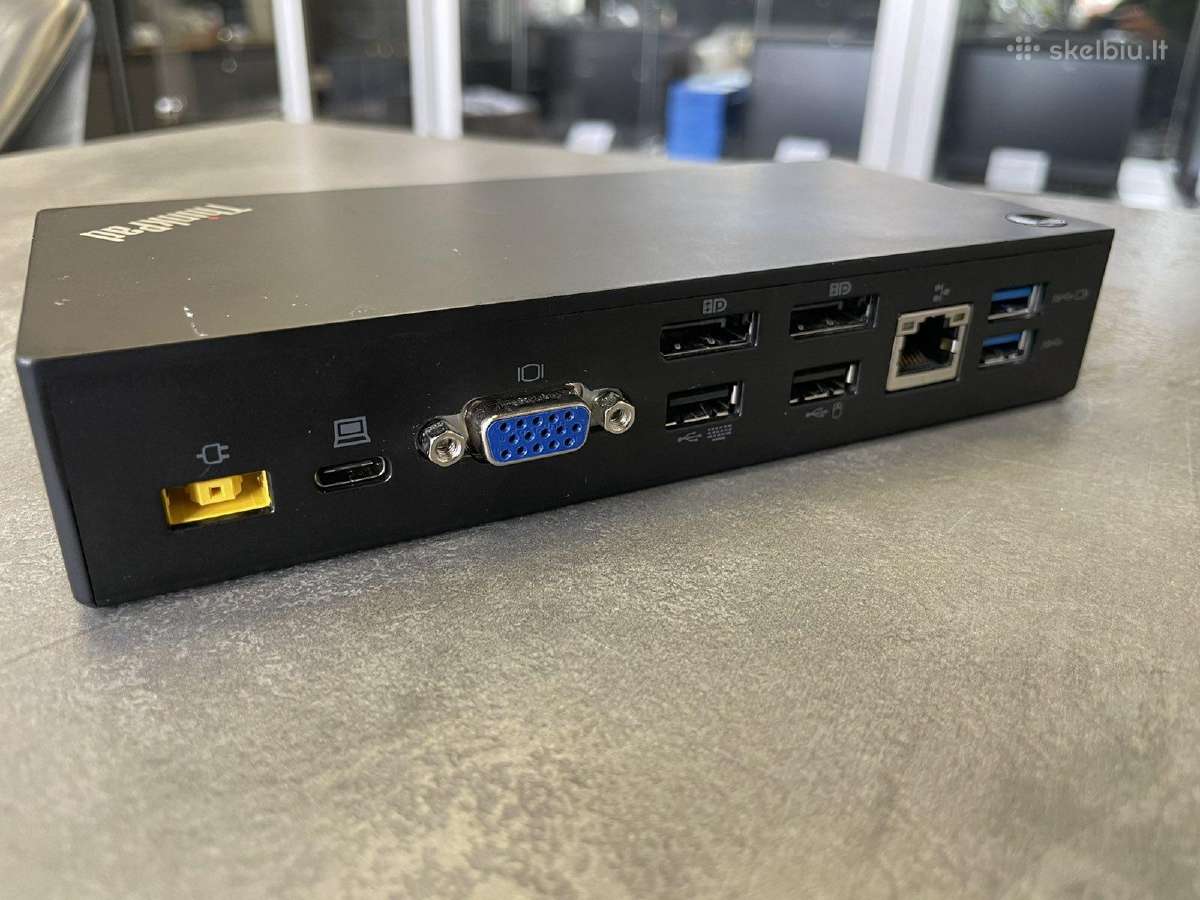 Lenovo Thinkpad Usb-c docking station - nuotraukos Nr. 2