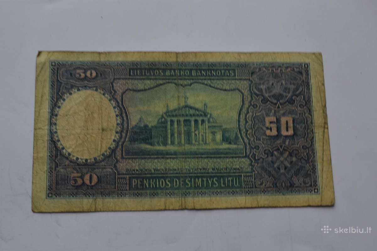 50 litu 1928 m. - nuotraukos Nr. 2