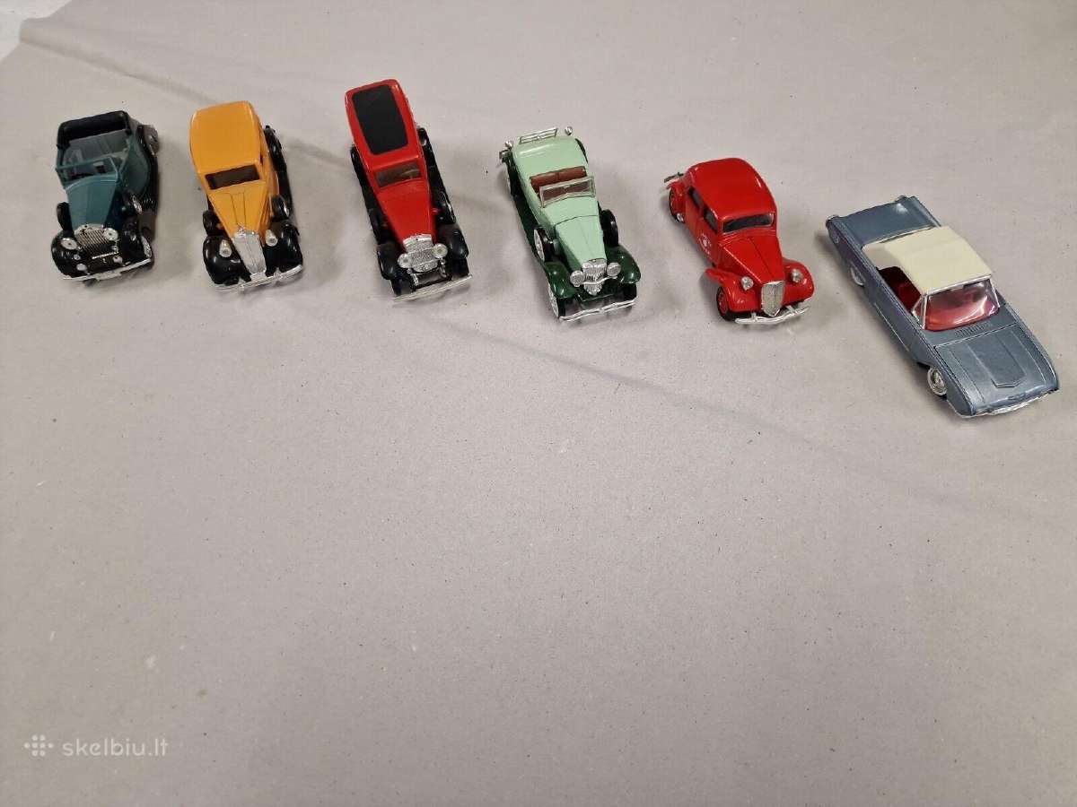 1:43 Solido seni modeliukai made in France. Gal ka