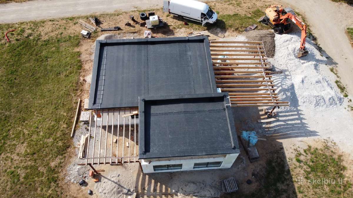 Plokščių stogų dengimas,epdm danga - nuotraukos Nr. 28