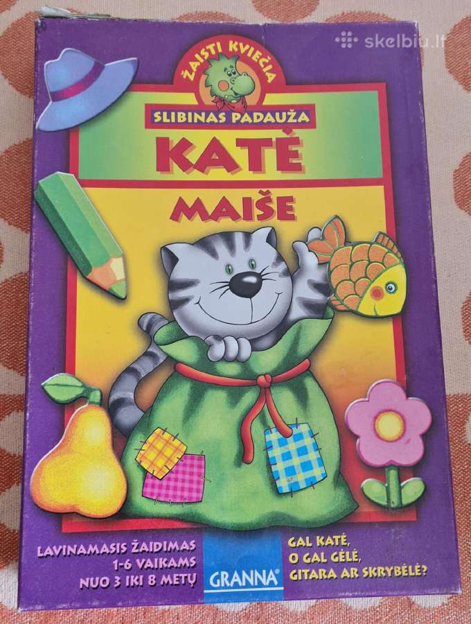 Stalo žaidimas "Katė maiše" (3-8 metų)