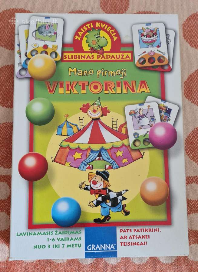 Žaidimas Mano Pirmoji Viktorina“ (amžius 4+)