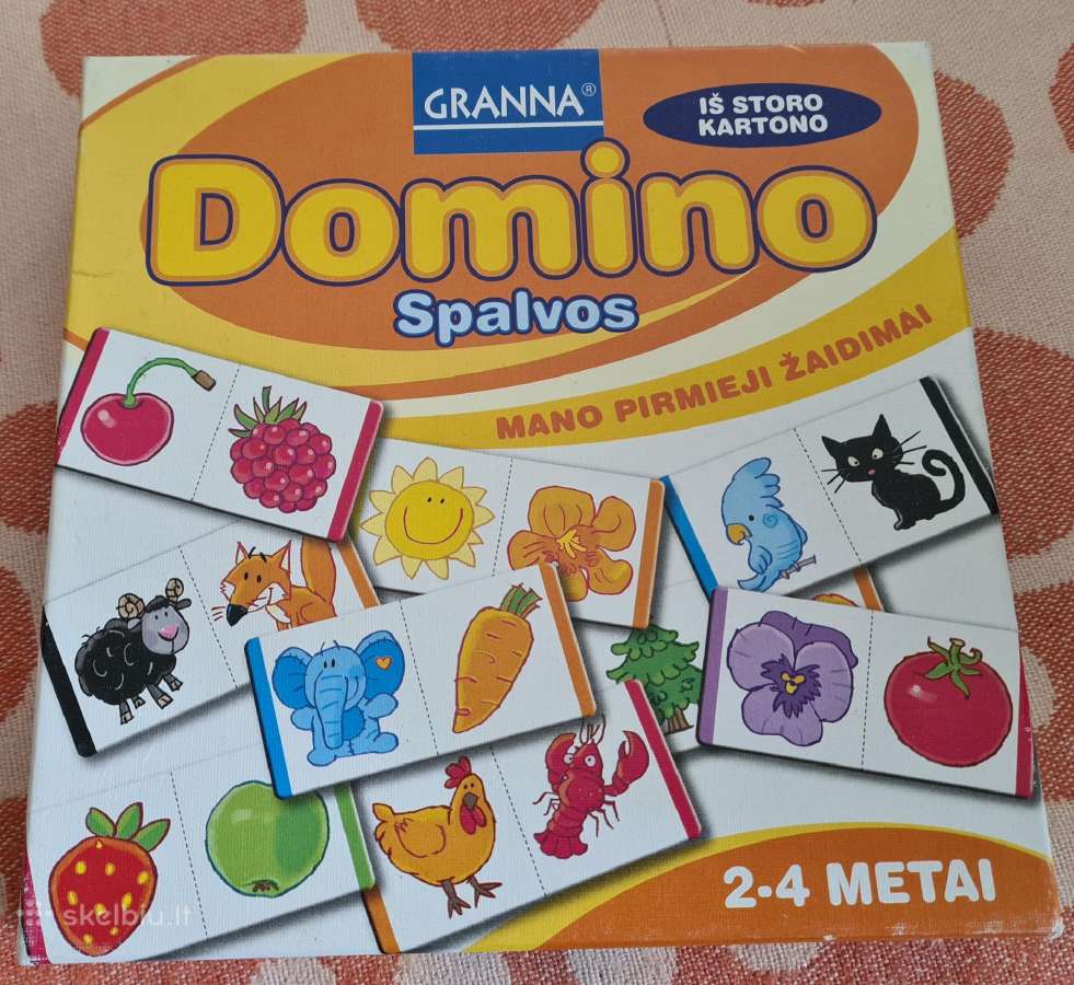 Granna Žaidimas "Domino spalvos" (amžius 2+)