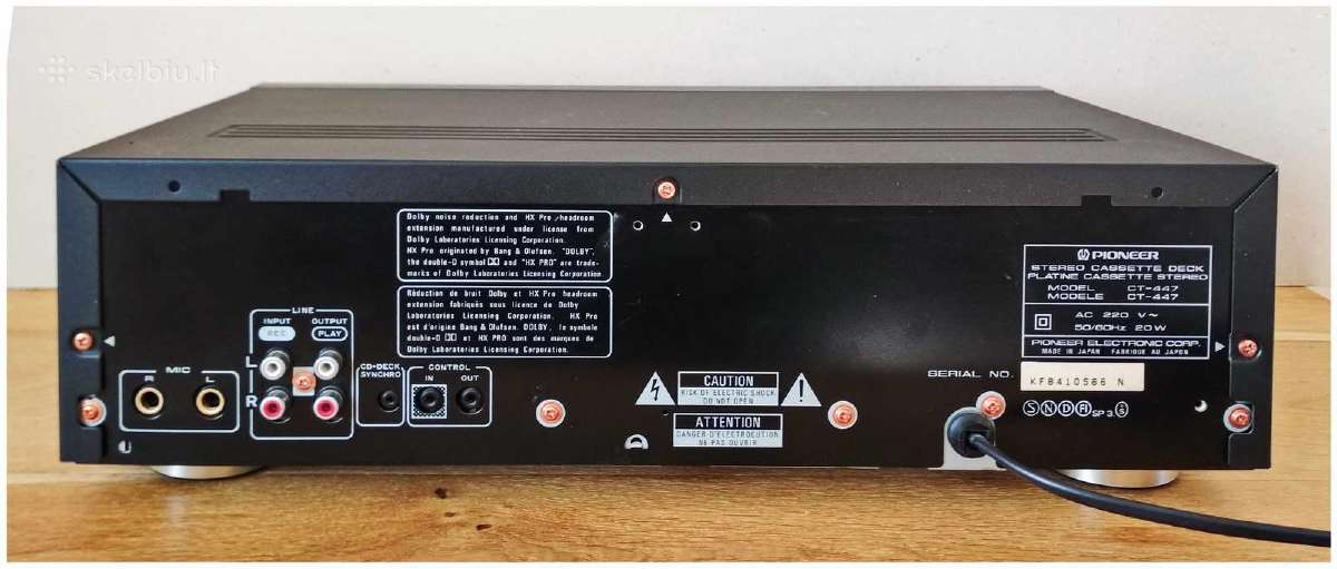 Marantz Pmd510 Pioneer Teac Ad-850cd - nuotraukos Nr. 4