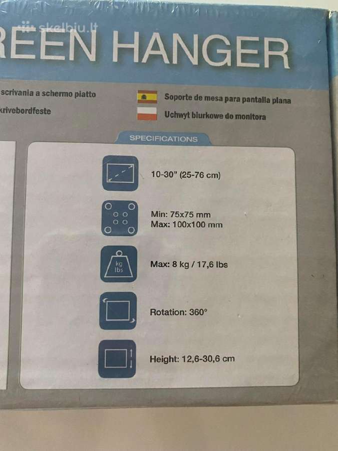 Newstar monitoriaus laikikliai - nuotraukos Nr. 3