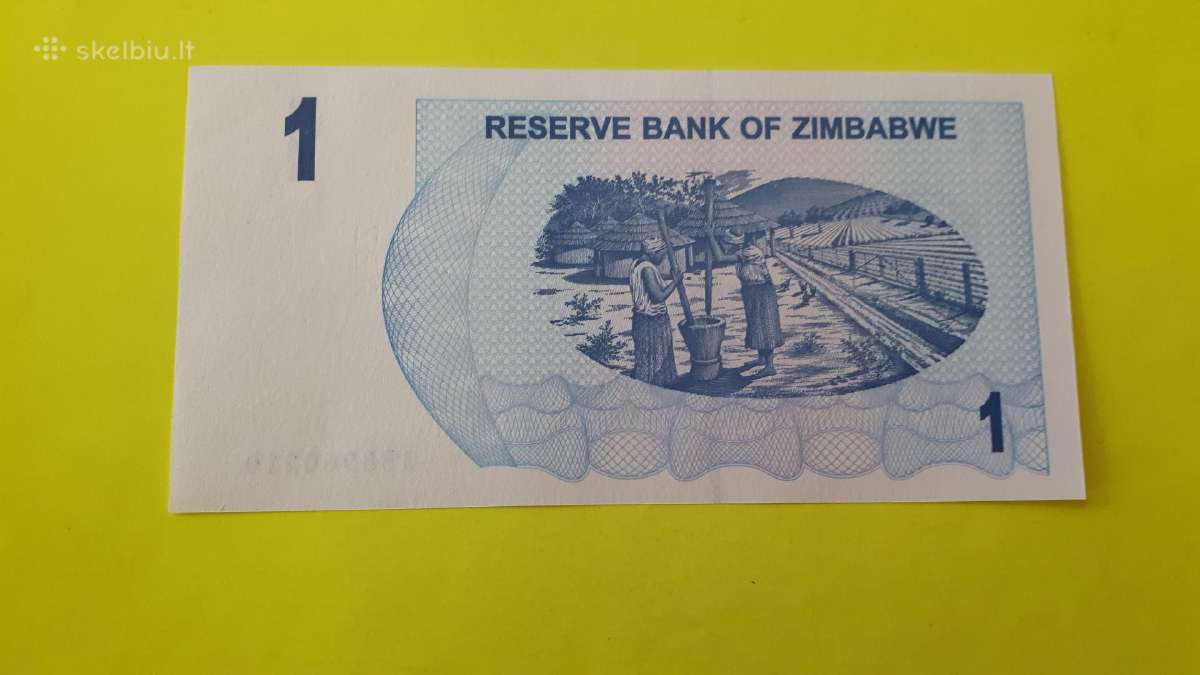 Zimbabvė 1 Doleris 2006m. Unc - nuotraukos Nr. 2