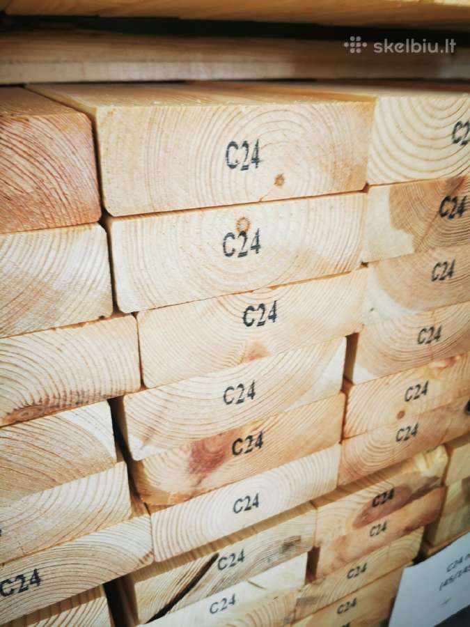 Statybinė mediena, C24, kalibruota - nuotraukos Nr. 18