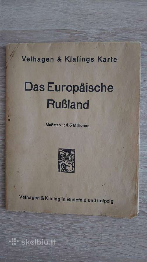 1940 m. Europinės Rusijos žemėlapis