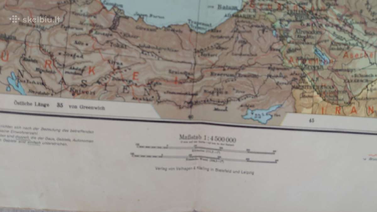 1940 m. Europinės Rusijos žemėlapis - nuotraukos Nr. 5