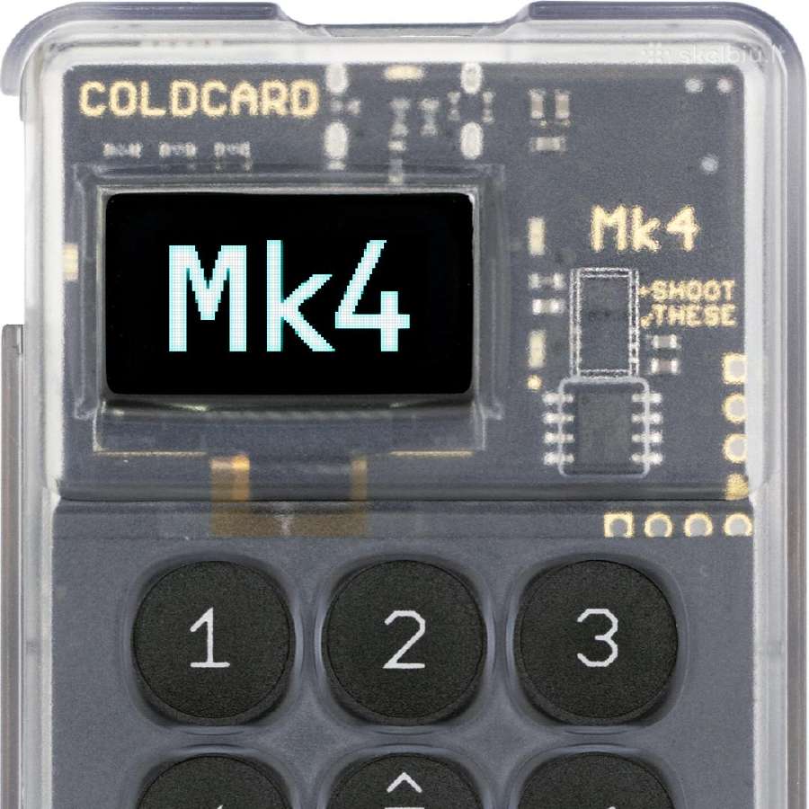 Kriptovaliutų piniginė Coldcard Mk4