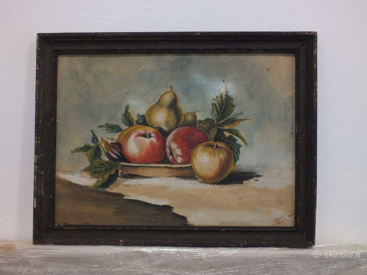 Prieškarinė akvarelė. Kaina 30 Eur. - nuotraukos Nr. 2