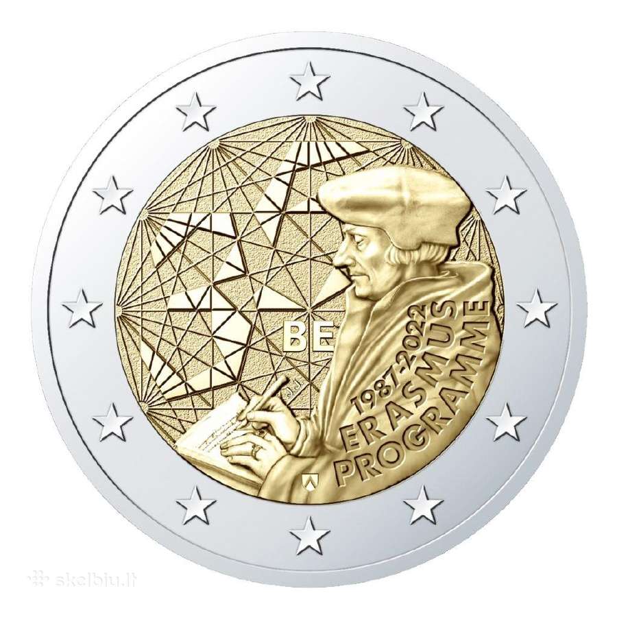 2 eurų Belgijos Unc proginės monetos - nuotraukos Nr. 12