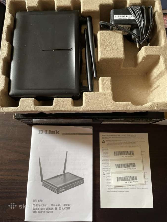 D-link Dir-620 maršrutizatorius - nuotraukos Nr. 3