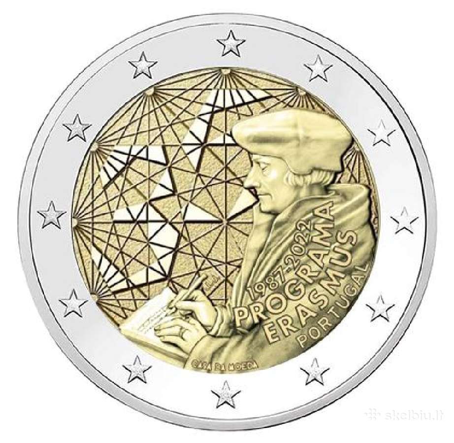 2 eurų Portugalijos Unc proginės monetos - nuotraukos Nr. 5