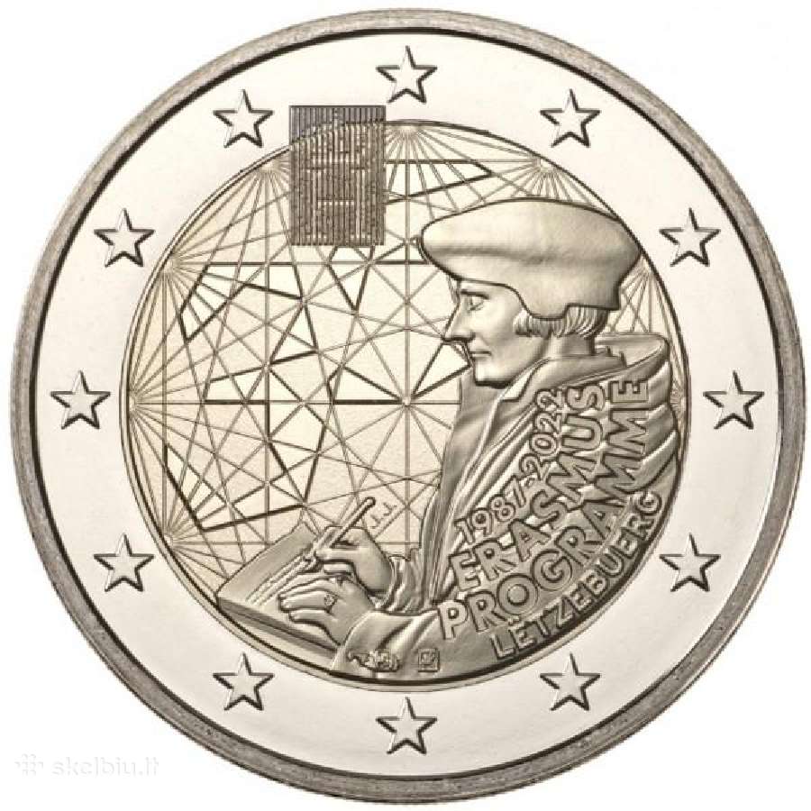 2 eurų Liuksemburgo Unc proginės monetos - nuotraukos Nr. 7